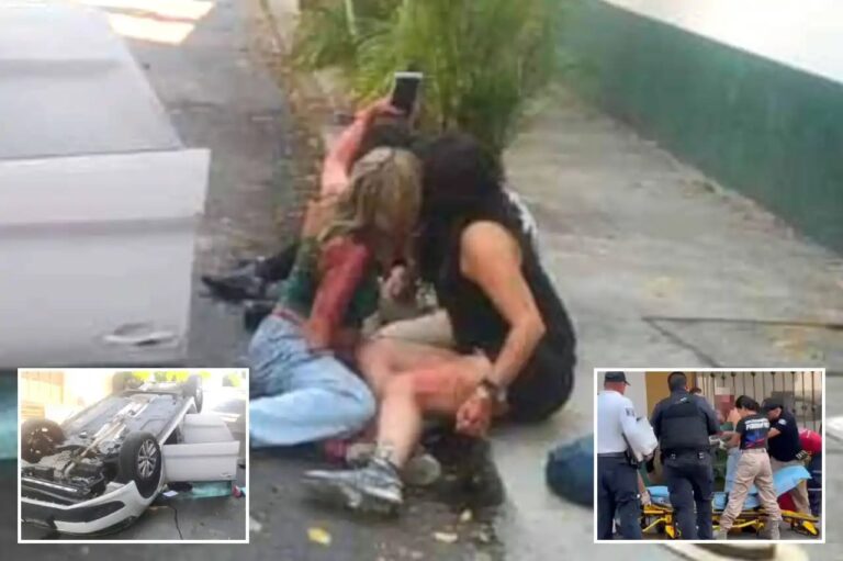 ಹುಡುಗಿಯರ ಹುಚ್ಚಾಟ: ಕಾರು ಅಪಘಾತದಲ್ಲಿ ತೀವ್ರವಾಗಿ ಗಾಯಗೊಂಡರೂ ಮಾರ್ಗ ಮಧ್ಯೆಯೇ ಕುಳಿತು ಸೆಲ್ಫಿ..! mexico