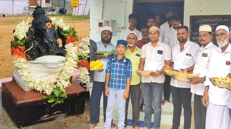 ದೇವಸ್ಥಾನ ನಿರ್ಮಾಣಕ್ಕೆ ಮುಸ್ಲಿಮರಿಂದ ಭೂದಾನ thamilunadu