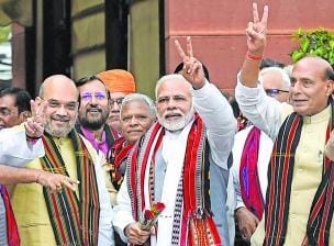 ಬಿಜೆಪಿ ನೇತೃತ್ವದಲ್ಲಿ ಸರ್ಕಾರ ರಚನೆಗೆ ಬೆಂಬಲ ಪತ್ರ ನೀಡಿವೆ ಟಿಡಿಪಿ, ಜೆಡಿಯು, ಎಲ್ ಜೆಪಿ modhi