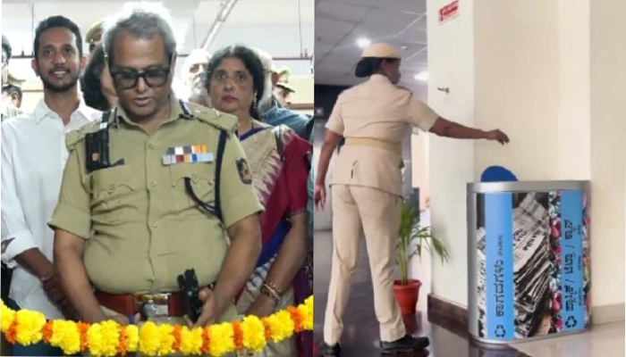 ಬೆಂಗಳೂರು ಪೊಲೀಸ್ ಆಯುಕ್ತರಿಂದ ‘ಶೂನ್ಯ ತ್ಯಾಜ್ಯ ಕಚೇರಿ’ ಕಾರ್ಯಕ್ರಮ ಉದ್ಘಾಟಣೆ banglore polices