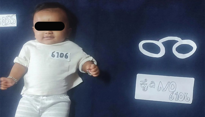 ನಟ ದರ್ಶನ್ ಕೈದಿ ನಂಬರ್ 6106 ಜೊತೆಗೆ ಮಗುವಿನ ಫೋಟೋ! dboss