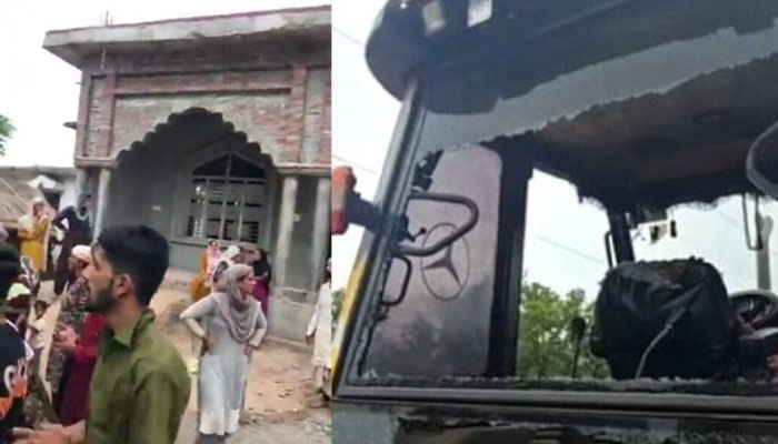 ಮಸೀದಿಯನ್ನು ಕೆಡವಲು ಬಂದ ಅಧಿಕಾರಿಗಳು: ತಿರುಗಿ ಬಿದ್ದ ಗ್ರಾಮಸ್ಥರು shri nagara