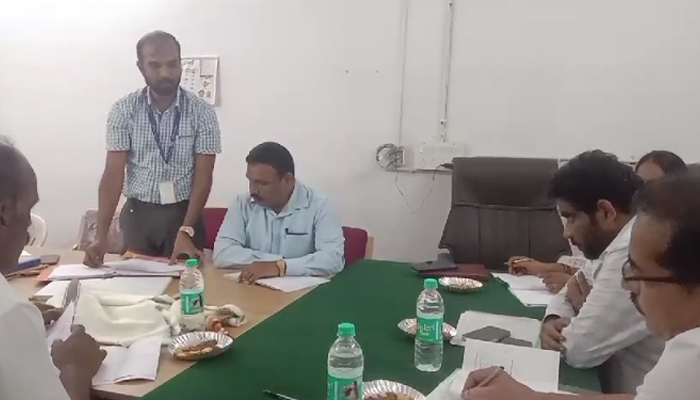 ಅಧಿಕಾರಿಗಳು ಸಂಪೂರ್ಣ ಮಾಹಿತಿಯೊಂದಿಗೆ ಸಭೆಗೆ ಬರಬೇಕು: ಶಾಸಕ ಅನಿಲ್ ಚಿಕ್ಕಮಾದು ತರಾಟೆ anil chikkamadu