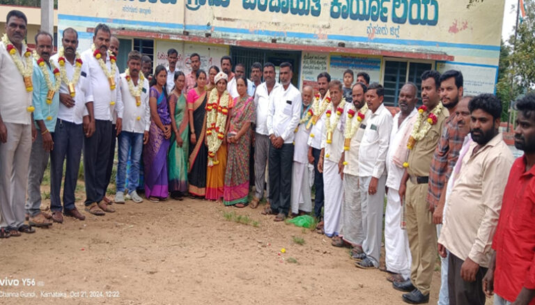 ಸರಗೂರು: ಎಂ.ಸಿ. ತಳಲು ಗ್ರಾ. ಪಂ. ನೂತನ ಅಧ್ಯಕ್ಷರಾಗಿ ಜಯಲಕ್ಷ್ಮೀಪುರ ರಂಜಿತಾ ವೆಂಕಟರಾಮು ಆಯ್ಕೆ m c thalalu