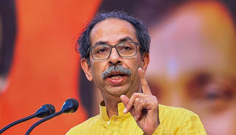 ಮುಂಬೈ ಸುರಕ್ಷಿತವಲ್ಲ: ಬಿಜೆಪಿ ವಿರುದ್ಧ ಉದ್ಧವ್ ಠಾಕ್ರೆ ಶಿವಸೇನೆ ಬಣ ಆಕ್ರೋಶ uddhav thackeray