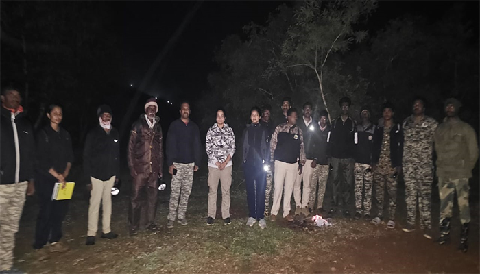 ಡ್ರೋನ್ ಕಾರ್ಯಾಚರಣೆ: ಉಪಟಳ ನೀಡುತ್ತಿದ್ದ ಕಾಡಾನೆಗಳನ್ನು ಕಾಡಿಗಟ್ಟಿದ ಅರಣ್ಯಾಧಿಕಾರಿಗಳು elephant