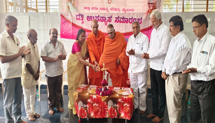 ಶಿವರಾತ್ರಿ ರಾಜೇಂದ್ರ ಶ್ರೀಗಳು ಲಕ್ಷಾಂತರ ಜನರ ಬಾಳಿಗೆ ಬೆಳಕಾಗಿದ್ದಾರೆ: ಯು.ಎಸ್.ಬಸವರಾಜು datti upanyasa