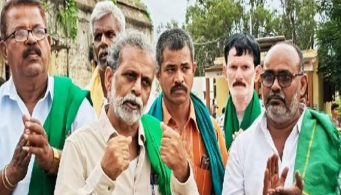 ಹುಳಿಯಾರು: ಆಹೋರಾತ್ರಿ ಧರಣಿಗೆ ಕರ್ನಾಟಕ ರಾಜ್ಯ ರೈತ ಸಂಘ ಬೆಂಬಲ