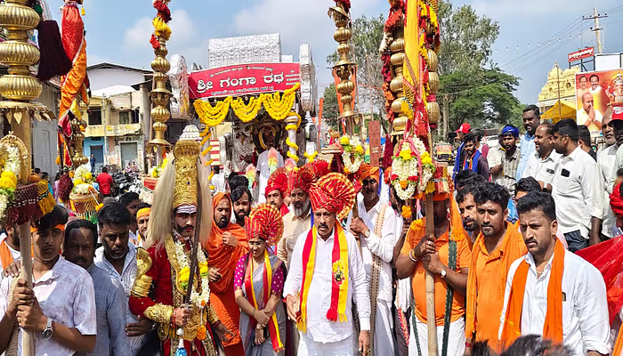 ಕಲ್ಪೋತ್ಸವ: ಗಮನ ಸೆಳೆದ ಜಂಬೂ ಸವಾರಿ, ಕಲಾತಂಡಗಳ ಮೆರುಗು kalpothsava