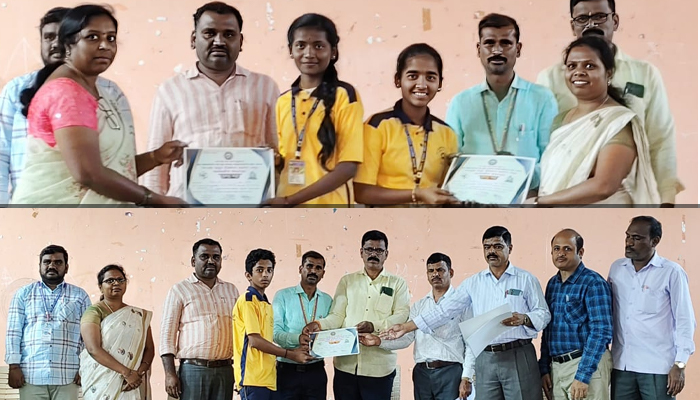 ಅರಸೀಕೆರೆಯ ವಿದ್ಯಾರ್ಥಿಗಳು ವಿಜ್ಞಾನ ಮಾದರಿ ಪ್ರದರ್ಶನದಲ್ಲಿ ಜಿಲ್ಲಾ ಮಟ್ಟಕ್ಕೆ ಆಯ್ಕೆ arasikere