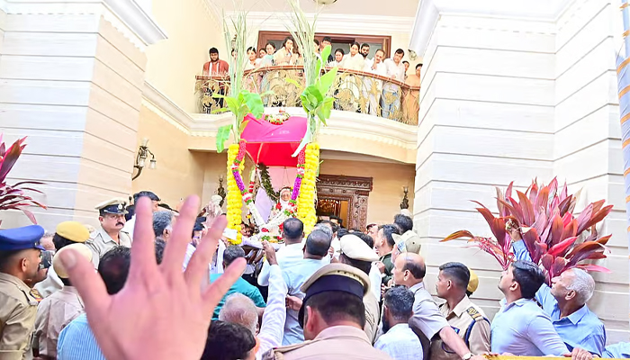 ಶಾಮನೂರು ಶಿವಶಂಕರಪ್ಪ ಪಾರ್ಥಿವ ಶರೀರದ ಅಂತಿಮ ಯಾತ್ರೆ shamanur shivashankarappa