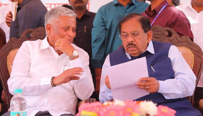 ಪರಮೇಶ್ವರ್ ರಾಜ್ಯದ ಸಿಎಂ ಆಗಬೇಕು ಅನ್ನೋದು ನನ್ನ ಆಸೆ: ಕೇಂದ್ರ ಸಚಿವ ವಿ.ಸೋಮಣ್ಣ v somanna