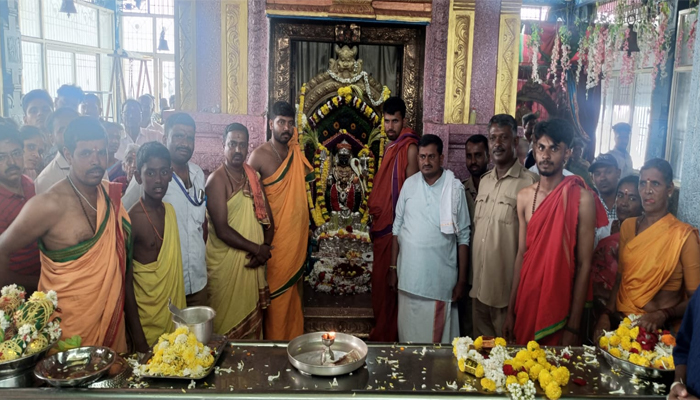 ತಾಯಿ ಚಿಕ್ಕದೇವಮ್ಮ ದೇವತೆಗೆ ಹೊಸ ವರ್ಷದ ಹಿನ್ನೆಲೆ ವಿಶೇಷ ಪೂಜೆ chikkadyavamma