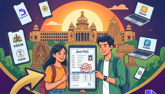 ದ್ವಿತೀಯ ಪಿಯುಸಿ ಫಲಿತಾಂಶ 2026: ಡಿಜಿಲಾಕರ್ ಮೂಲಕ ಅಂಕಪಟ್ಟಿ ಪಡೆಯುವುದು ಹೇಗೆ? ಇಲ್ಲಿದೆ ಸಂಪೂರ್ಣ ಮಾಹಿತಿ second puc result 2026