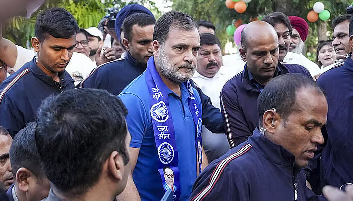 ಸಂವಿಧಾನ ಮುಗಿಸುವುದೇ ಆರ್ ಎಸ್ ಎಸ್–ಬಿಜೆಪಿ ಉದ್ದೇಶ: ರಾಹುಲ್ ಗಾಂಧಿ ತೀವ್ರ ವಾಗ್ದಾಳಿ