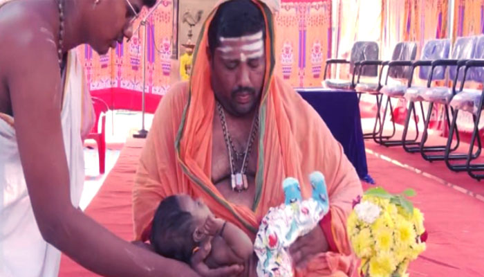 ಸಿದ್ದಗಂಗಾ ಮಠದಲ್ಲಿ ಸಂಭ್ರಮದ ನಾಮಕರಣ ಮಹೋತ್ಸವ: 119 ಮಕ್ಕಳಿಗೆ ‘ಶಿವಕುಮಾರ’ ನಾಮಕರಣ shivakumara swamy name