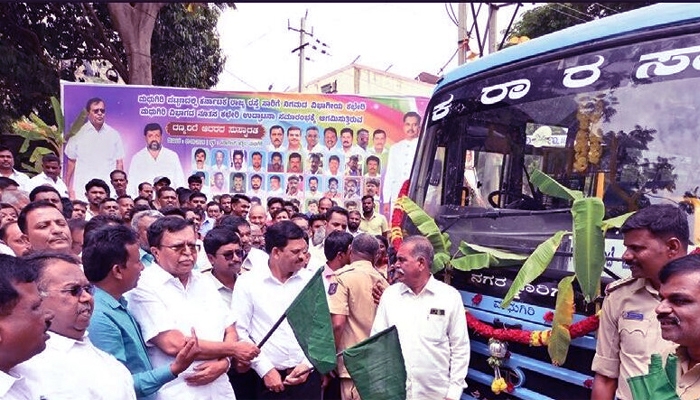 ಸಾರಿಗೆ ಬಲಪಡಿಸಲು ಪುರುಷರು ಕಡ್ಡಾಯವಾಗಿ ಟಿಕೆಟ್ ಪಡೆದು ಪ್ರಯಾಣಿಸಿ: ಕೆ.ಎನ್.ರಾಜಣ್ಣ ಕರೆ k n rajanna