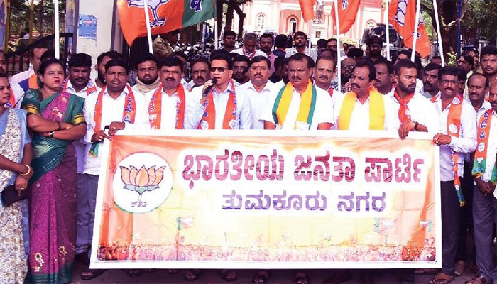 ದೆಹಲಿ ವಿದ್ಯಾರ್ಥಿಗಳ ಪ್ರತಿಭಟನೆ: ‘ದೇಶದ್ರೋಹಿ’ಗಳ ಜೊತೆ ಸೇರಿ ಅರಾಜಕತೆ ಸೃಷ್ಟಿಸಲು ಕಾಂಗ್ರೆಸ್ ಯತ್ನ: ಬಿಜೆಪಿ ಶಾಸಕ ಜಿ.ಬಿ.ಜ್ಯೋತಿಗಣೇಶ್ ಆರೋಪ jyoti ganesh mla.jpg