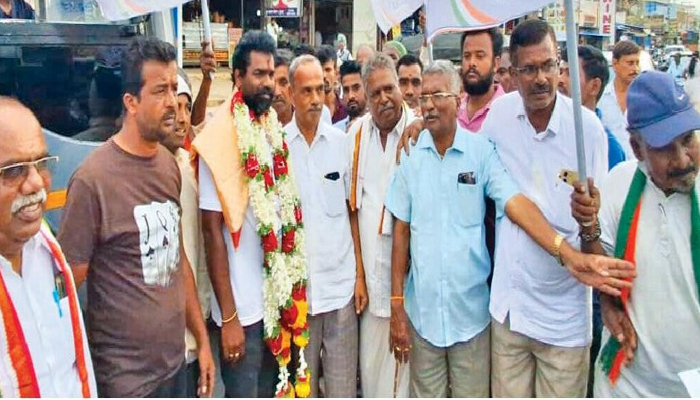 ರಾಹುಲ್ ಗಾಂಧಿ ಪ್ರಧಾನಿಯಾಗಲಿ: ಕಾಟೂರಿ ವೆಂಕಟೇಶ್ವರಲು ಪಾದಯಾತ್ರೆ