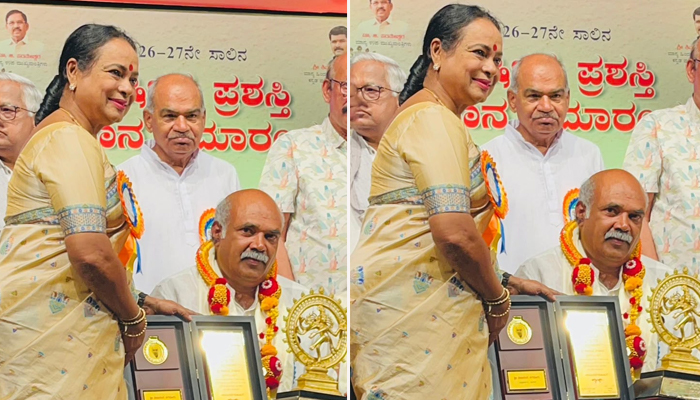 ಶಿವಾನಂದ ತಗಡೂರು ಅವರಿಗೆ ರಾಜ್ಯ ನಾಟಕ ಅಕಾಡೆಮಿ ಪ್ರಶಸ್ತಿ ಪ್ರದಾನ shivananda tagaduru