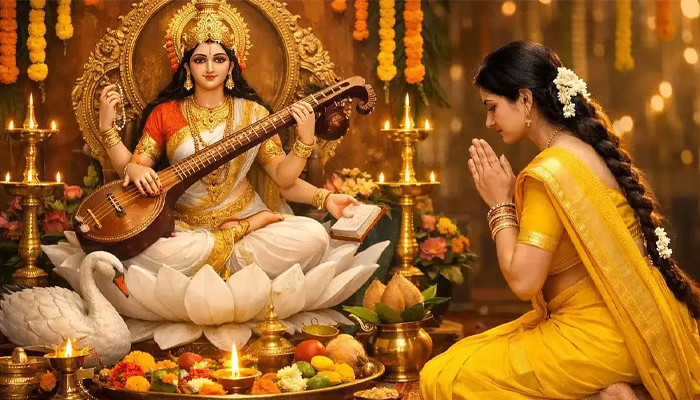 ನವರಾತ್ರಿ ಸರಸ್ವತಿ ಪೂಜೆ ಯಾವಾಗ? ಆಯುಧ ಪೂಜೆ, ದಸರಾ ಶುಭ ಮುಹೂರ್ತದ ಸಂಪೂರ್ಣ ಮಾಹಿತಿ ಇಲ್ಲಿದೆ saraswati puja